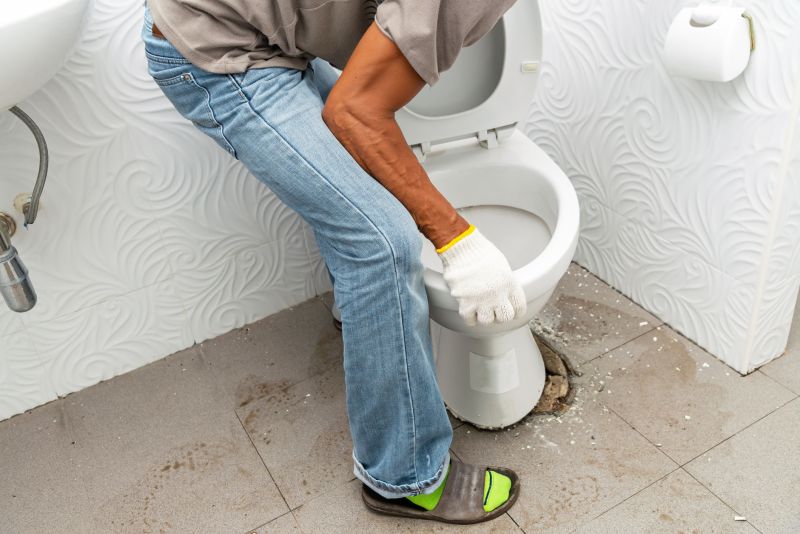 Installing a toilet